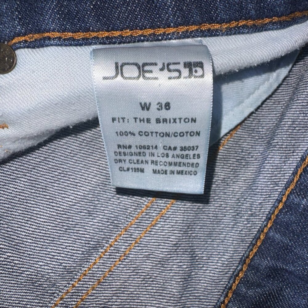 Joe's Jeans Men's Straight Jeans in Blue - Picture 4 of 8
